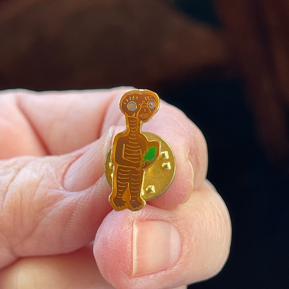 Rare! Vintage E.T. Collector's tack pin 80s enamel - Picture 3 of 6